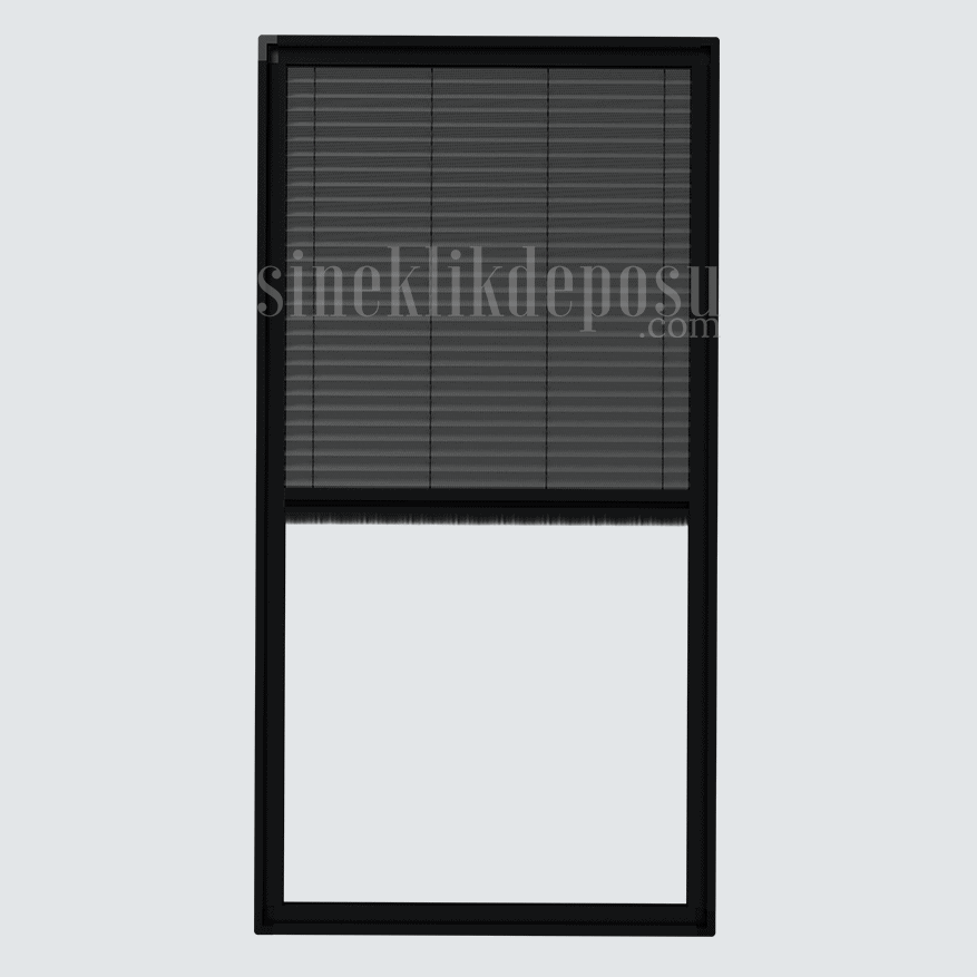 Innenliegendes Vertikales Plissee Fliegengitter – Bild 6